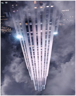 Rockefeller Center, New York. John D. Rockefeller adalah salah satu orang terkaya sepanjang catatan sejarah dunia.