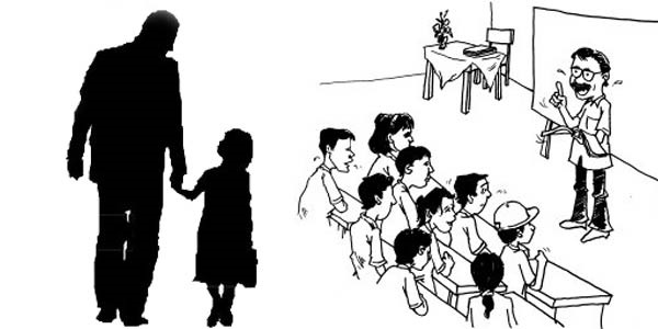 Ilustrasi hubungan anak, orang tua, dan guru. Sumber: http://yangmuda.com/