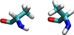  L-alanine dan D-alanine. Gambar dari ks.uiuc.edu.