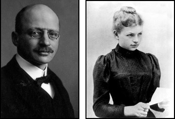 Fritz Haber (kiri) dan Clara Immerwahr (kanan).