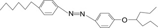 Gambar 2. Turunan azobenzene; trans-4'-hexyl-phenyl-[4(propyl-butoxy)-phenyl]-diazene. 