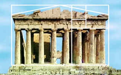 Gedung Parthenon di Yunani.