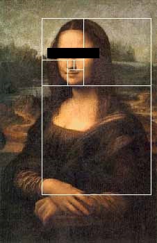 Mona Lisa dan golden rectangle