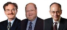   Randy W. Schekman, James E. Rothman, dan Thomas C. Südhof (gambar dari http://nobelprize.org).